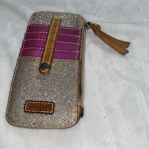 Consuela Pink Card Holder Organizer